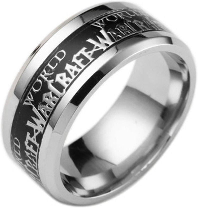 Shimmering Alloy Rhodium Plated Ring