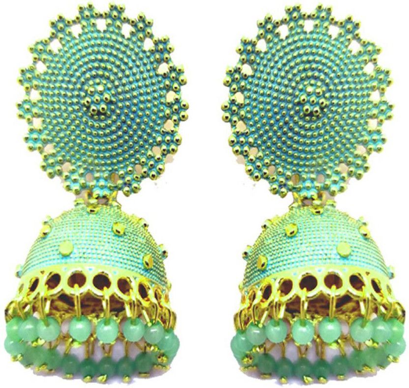 Beautiful Beads Copper Jhumki Earring