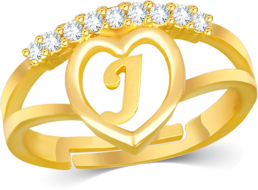 Brass Cubic Zirconia Gold Plated Ring