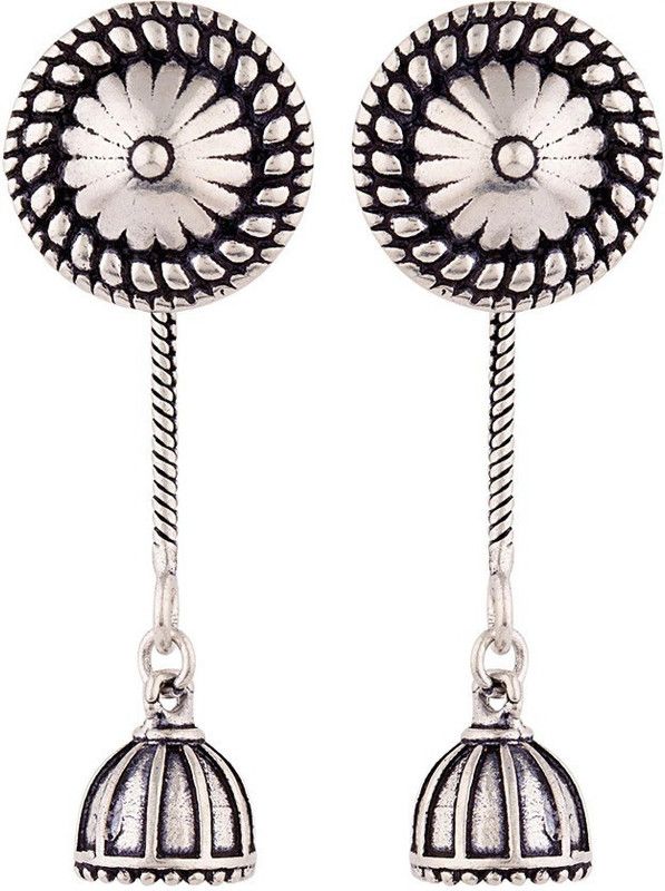 Work Essentials Jhumka Long Drop Earrings Brass Drops & Danglers
