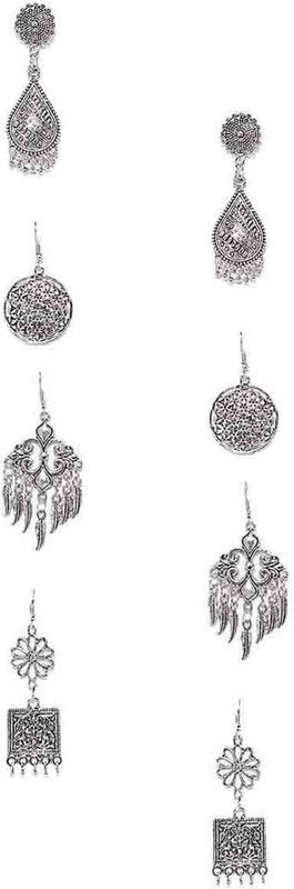 COMBO OF 4 ANTIQUE Zinc Earring Set