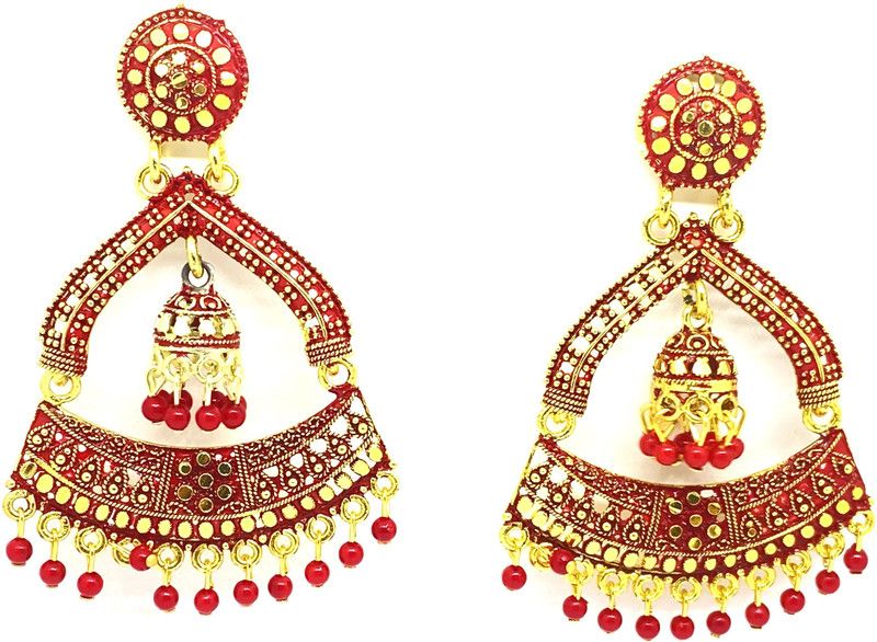 Earrings for women and girls Alloy Jhumki Earring