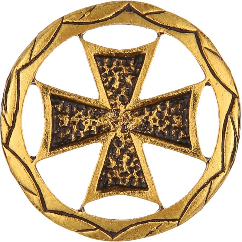 Tripin GOLDEN CLASSIC CROSS DESIGN LAPEL PIN BROOCH FOR MEN WOMEN TSCPGOLD1605 Brooch  (Gold)