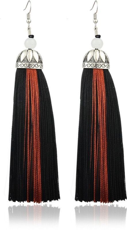 Crunchy Fashion Red Alloy Women Earring Metal Drops & Danglers