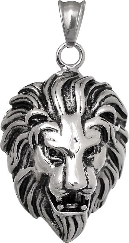 Lion Face Singham Stainless Steel Pendant