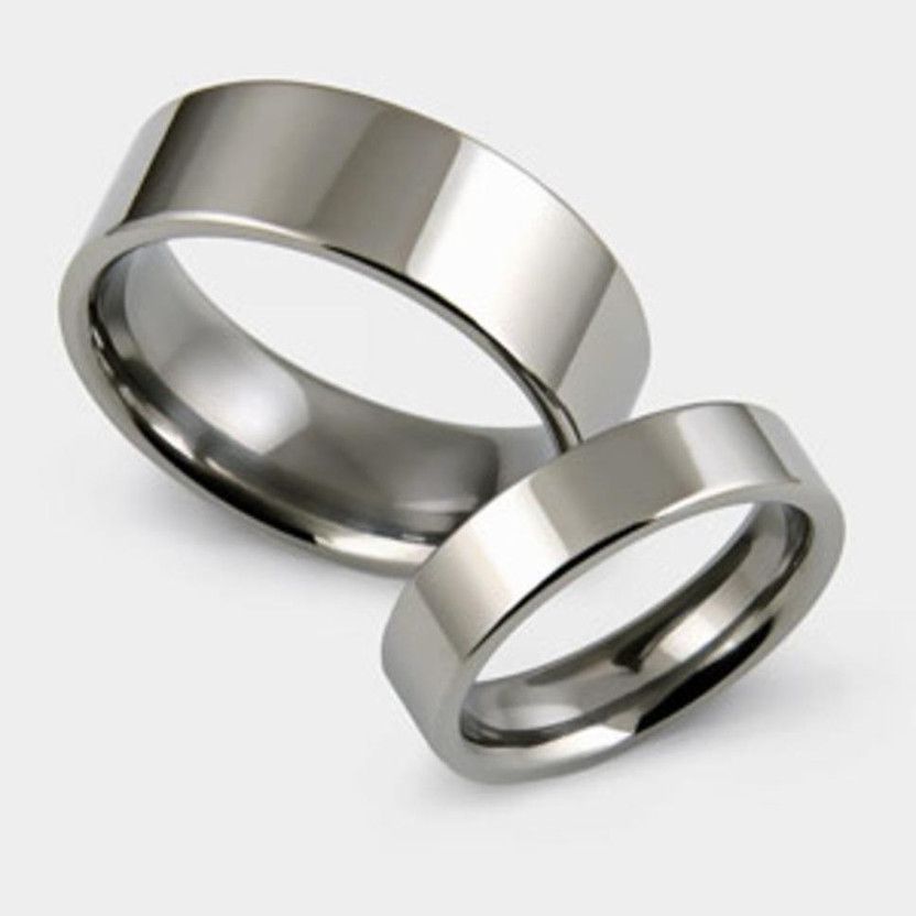 Stainless Steel Sterling Silver Plated Ring