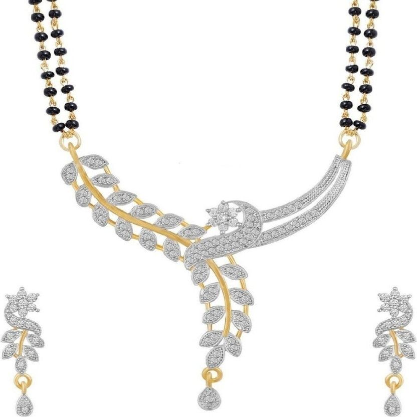 Metal Gold-plated Gold, Silver Jewel Set  (Pack of 1)