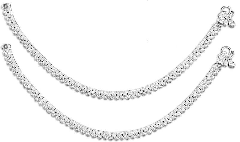 Ruhi Collection RC2006 Alloy Anklet  (Pack of 2)