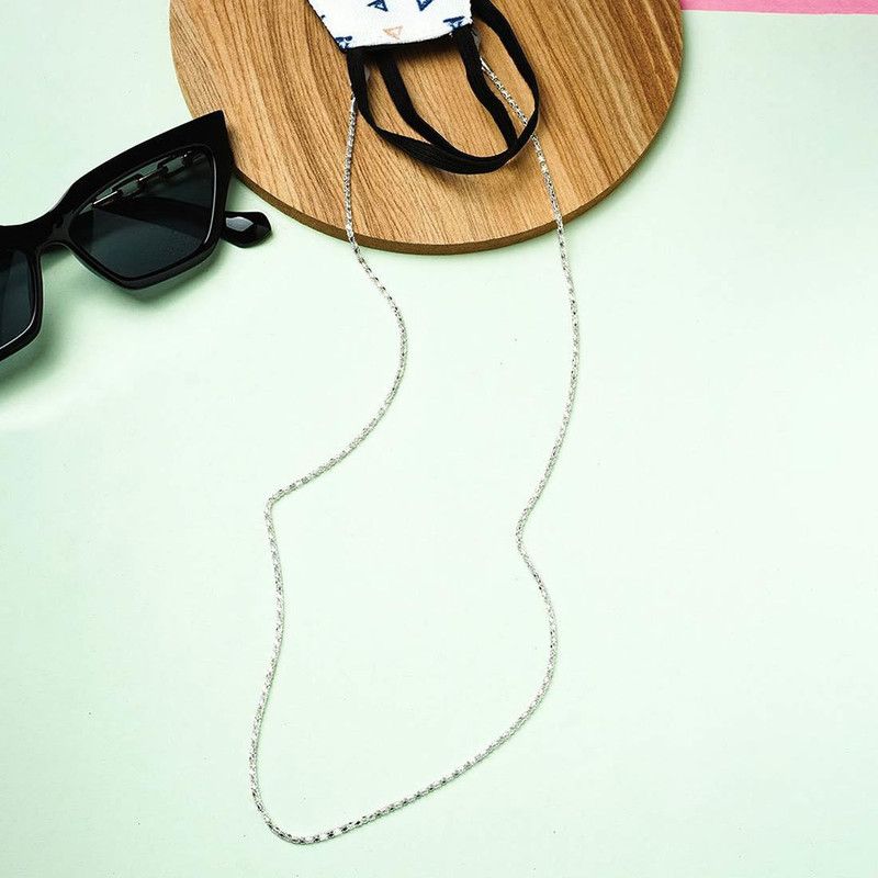 Silver Twisted Mask Chain Alloy Chain