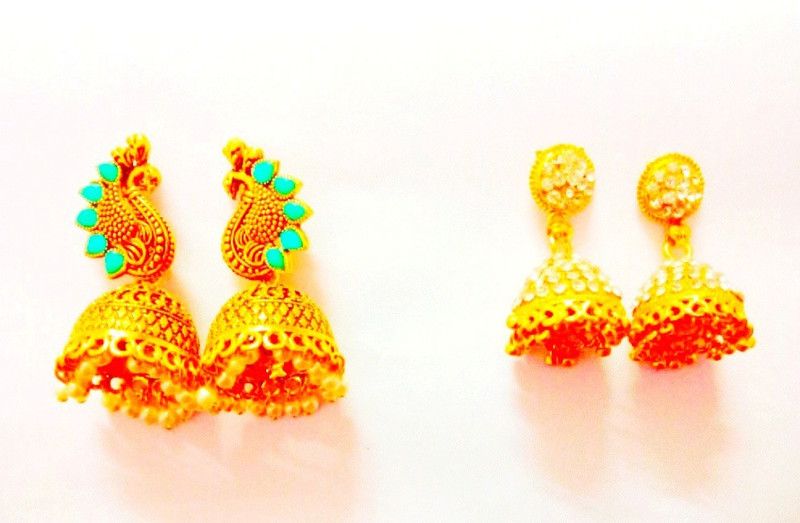 PECWHISTO Metal Jhumki Earring