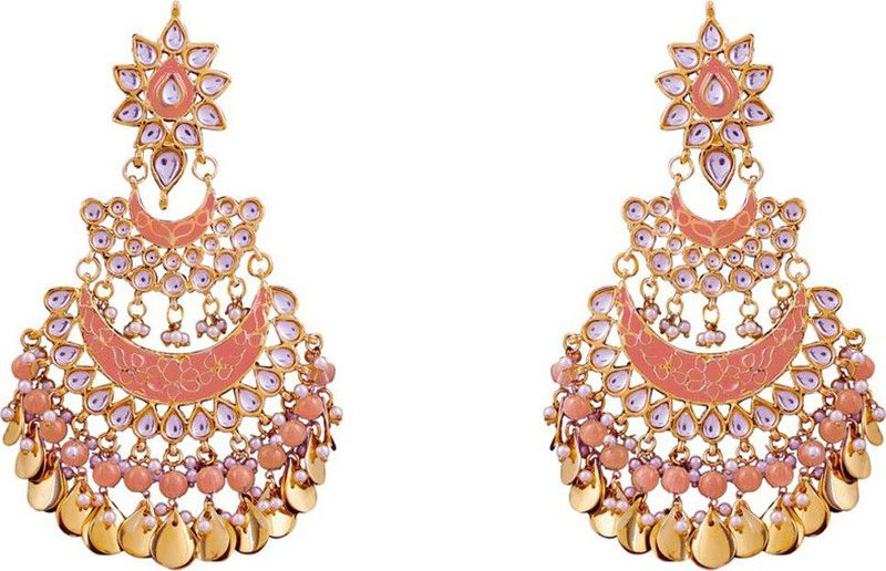Chandbali Layered Earrings Alloy Chandbali Earring