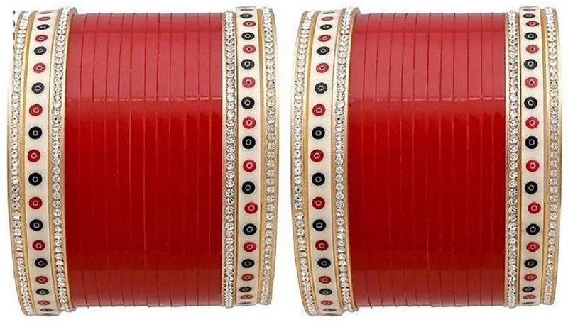 Alloy Cubic Zirconia Chudas  (Pack of 32)