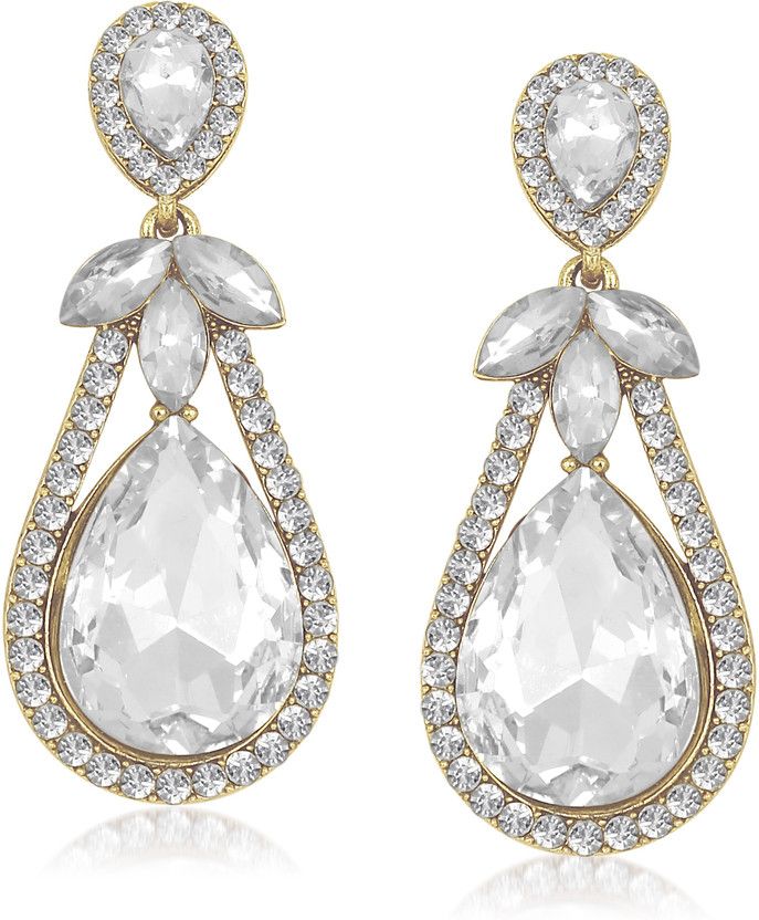 Earrings Cubic Zirconia, Crystal Alloy Drops & Danglers