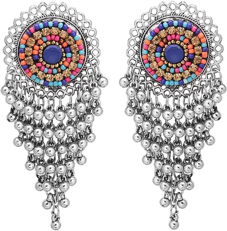 Oxidised earrings Alloy Jhumki Earring