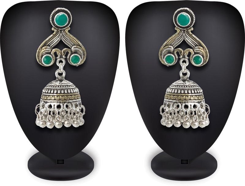 Latest Stylish Tribal Design Traditional Diamond Alloy Drops & Danglers