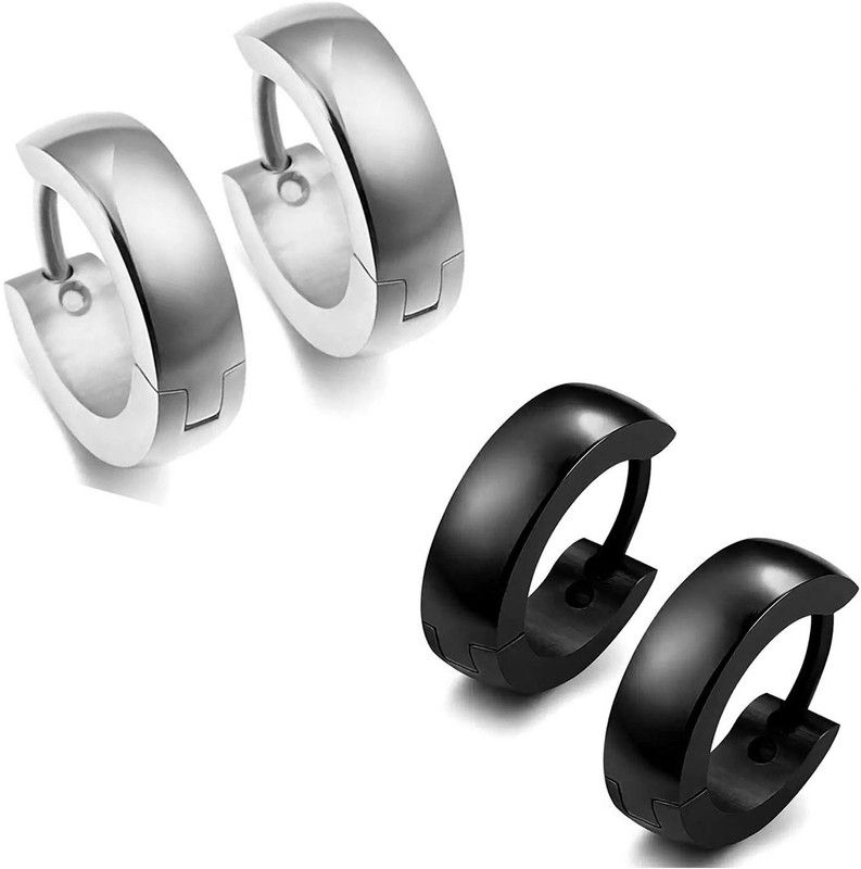 SH-ComboEarring-31 Studs for Mens/Boys/Girls/Womens/Unisex Stainless Steel Stud Earring Stainless Steel Stud Earring