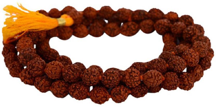 Panchmukhi Rudraksh Moksh MAla Wood Chain
