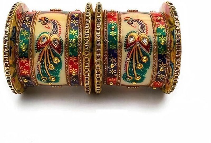 Alloy Diamond Bangle Set