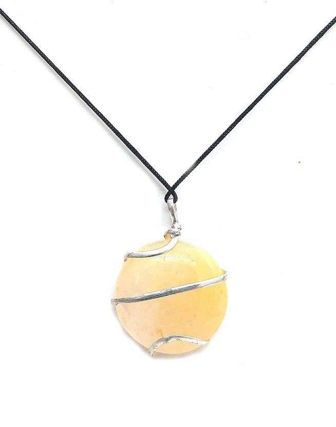Yellow Aventurine Wire Wrapped Pendant Crystal Crystal Pendant