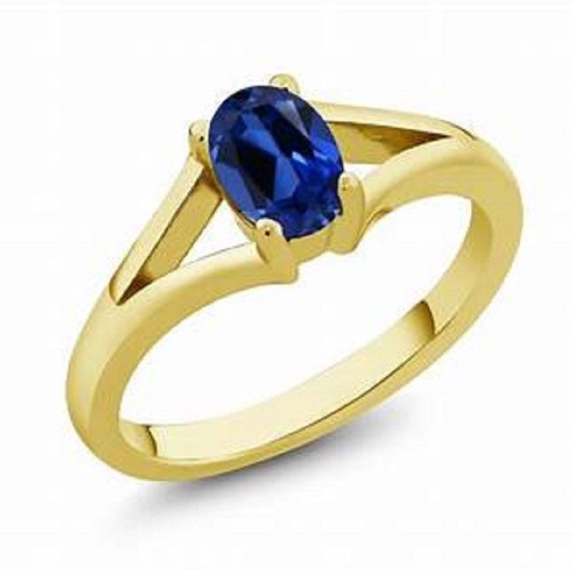 Emerald Ring With 5.25 ratti Natural Panna Stone Lab Certified Stone Sapphire Copper Plated Ring