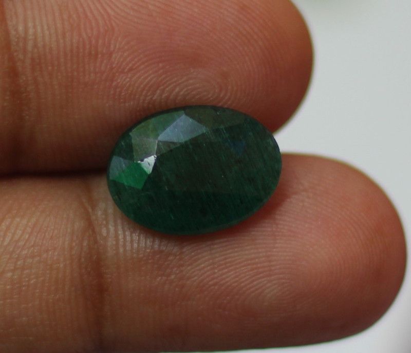 HAYAAT GEMS Original PANNA 7.75 Carat 8.50 RATTI Size Oval Shape Loose Gem Stone