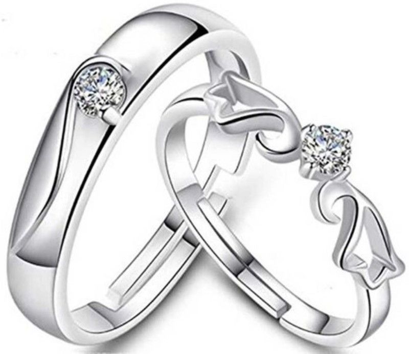 Stainless Steel, Brass, Stone, Metal, Copper Ring Set