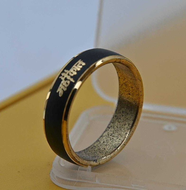 Western Style Silver Gold Stainless Steel Band Ring for Men and Boys Stainless Steel Ring