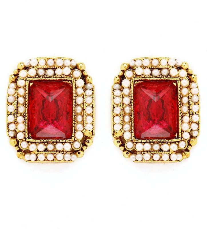 Fancy Alloy Stud Earring