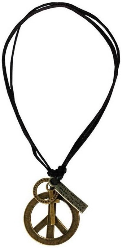 Peace Charm Inspired Fashion SEQ_097 Alloy, Fabric Locket