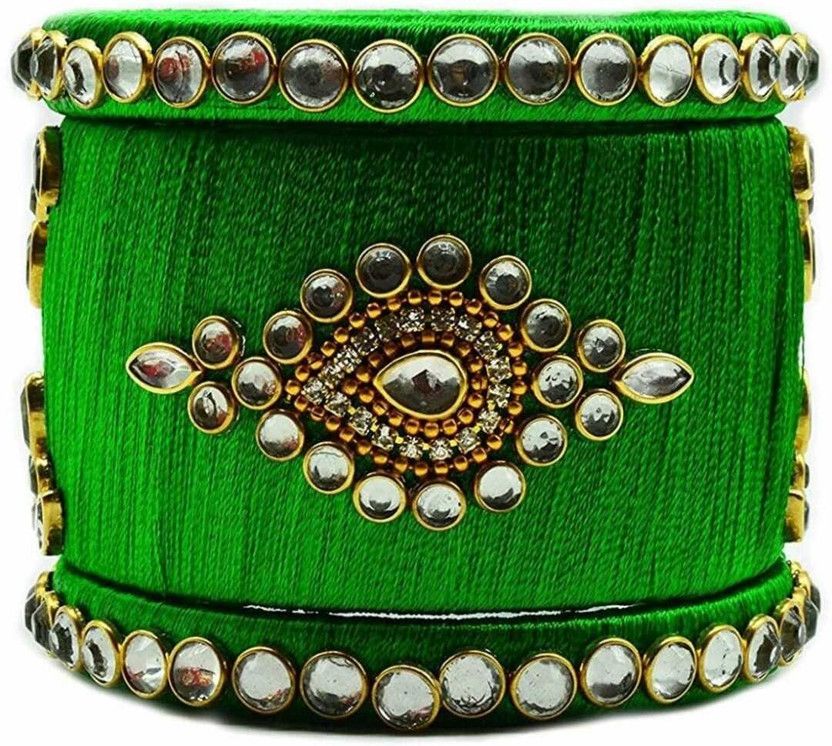 Stone, Dori, Plastic Bangle Set  (Pack of 3)