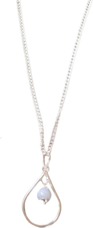 Brass, Stone Silver Jewel Set  (Pack of 1)