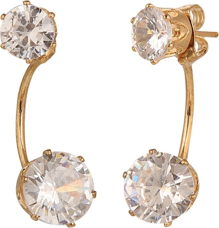 Trendy Sparkle Crystal Alloy Stud Earring
