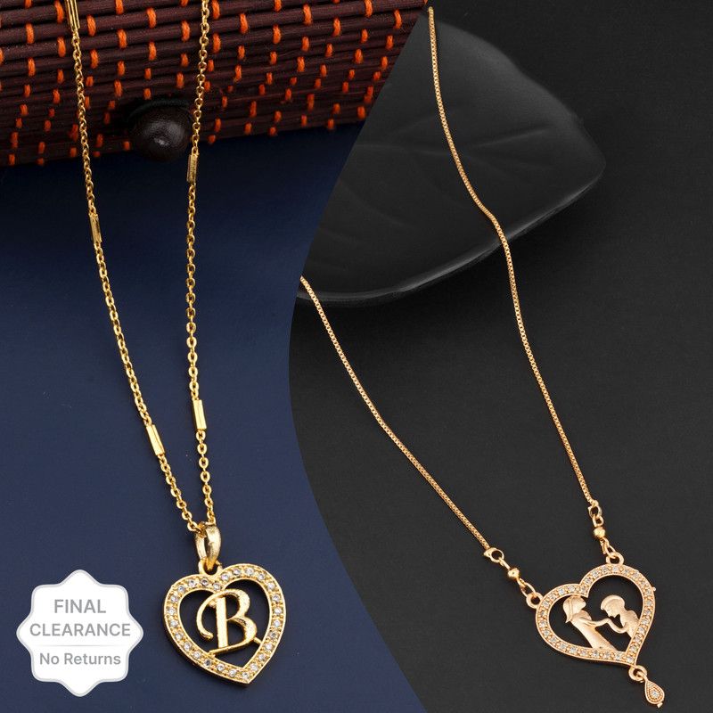 Cubic Zirconia Gold-plated Plated Alloy Chain Set