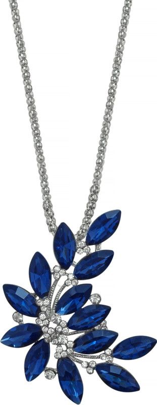 Marilyn Froya Mode Avant-Garde European Design Necklace Cubic Zirconia Glass, Metal Necklace