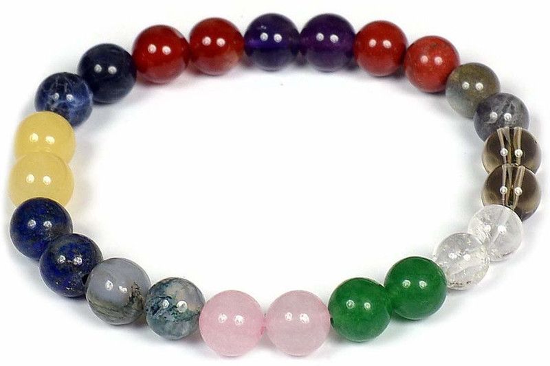 Stone, Crystal Beads, Tourmaline, Agate, Crystal, Jade, Quartz, Moonstone, Lapis Lazuli Bracelet