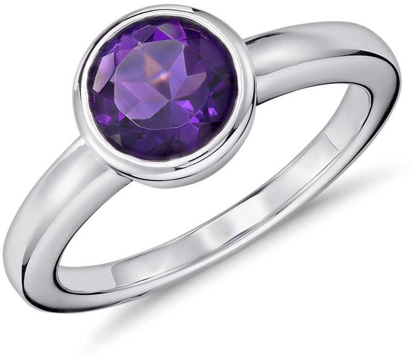 5.25 Ratti Stone Amethyst Copper Plated Ring