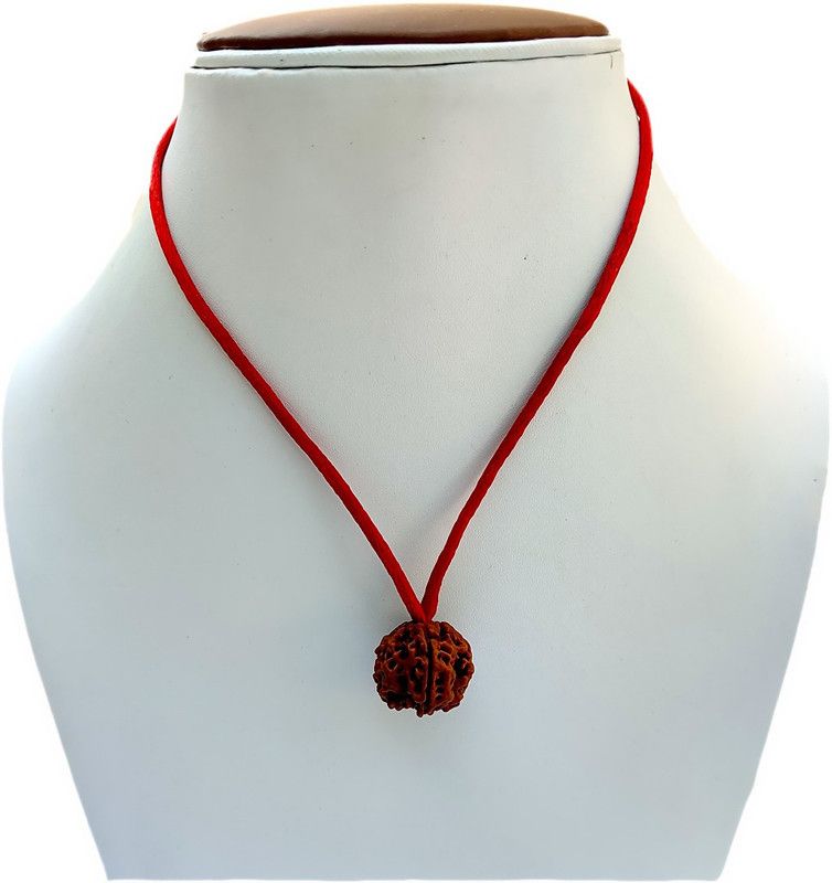 Lab Certified 6 Mukhi Rudraksha Beads Original & Real Pack of 1 Natural 6 Face Rudraksha Beads Man and Women Beads Wood Locket