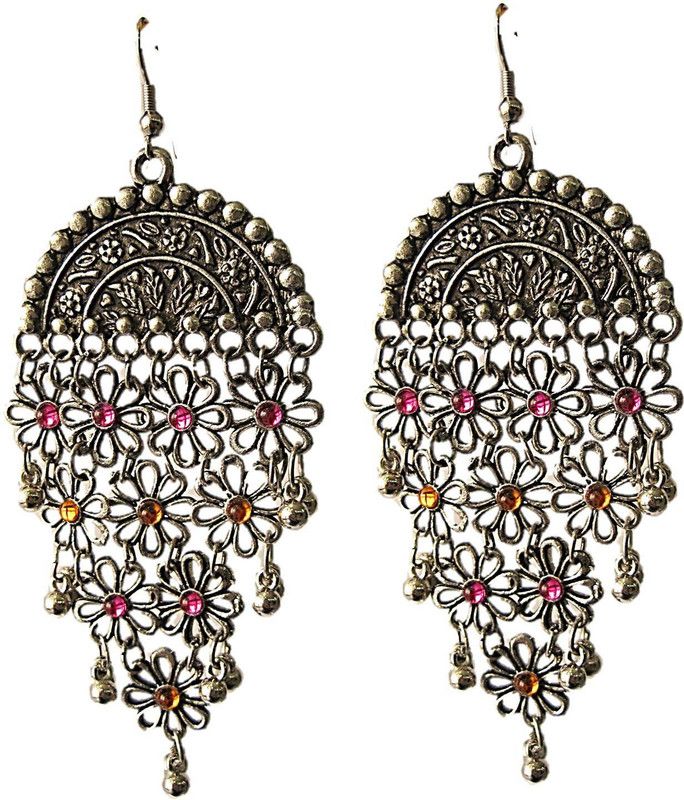New fashion Statement Beads, Crystal German Silver, Sterling Silver Drops & Danglers