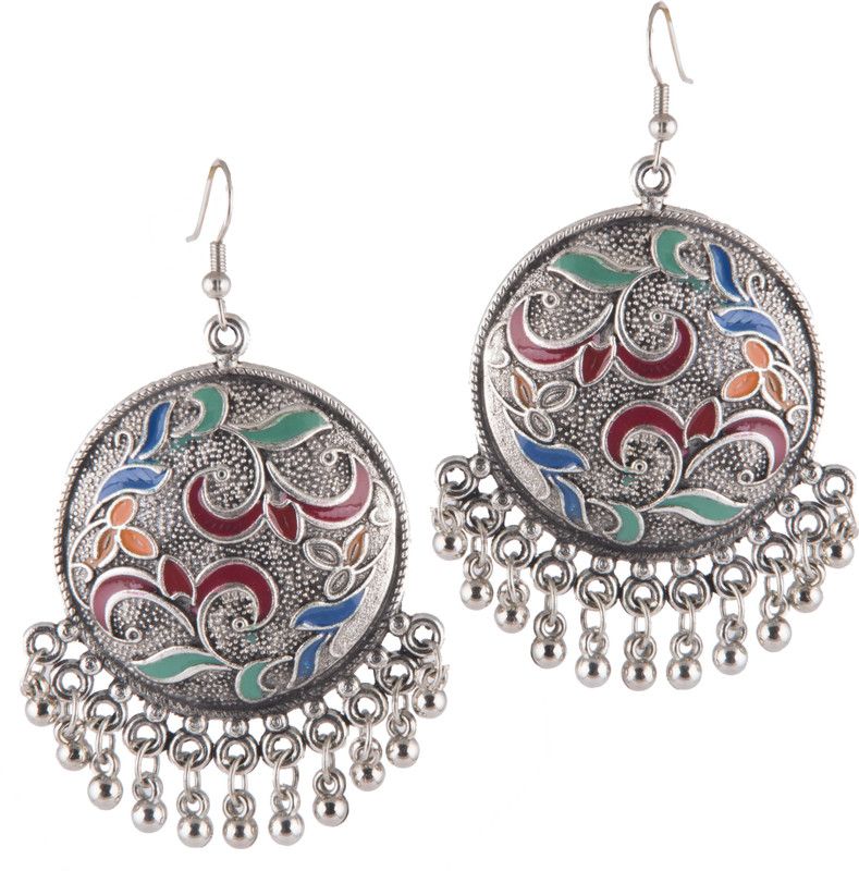 Stylish Party Wear Traditional Dangler Jhumka Earrings Metal Drops & Danglers, Jhumki Earring