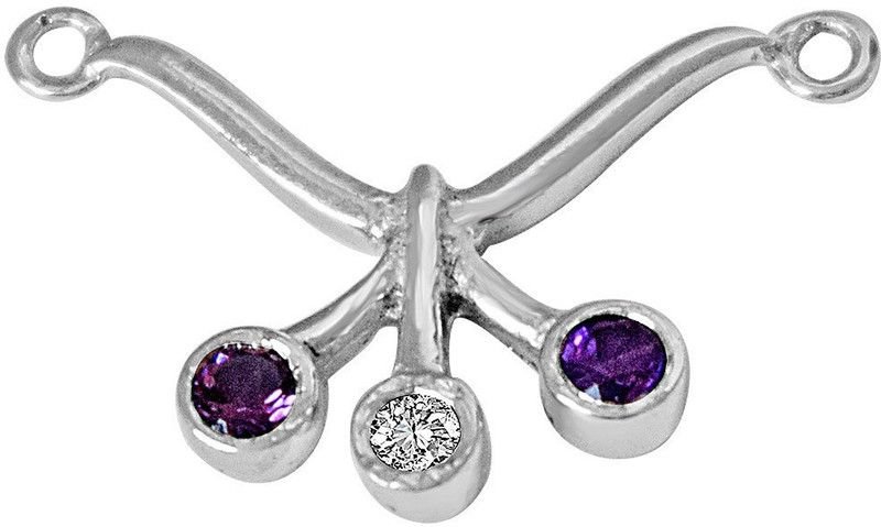 Purple Amethyst & Topaz 925 Sterling Silver Pendant (SDP435) Silver Amethyst, Topaz Sterling Silver Pendant