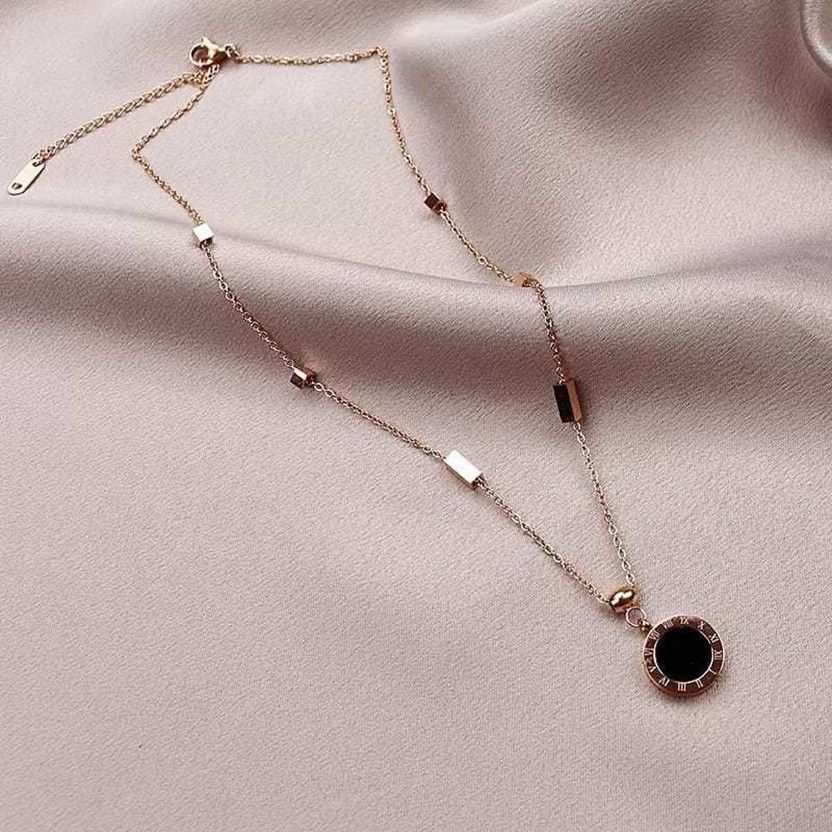 Nackales for Women and girls Gold-plated Plated Stainless Steel Necklace