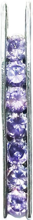 Rhodium Cubic Zirconia Stone, Silver, Alloy Pendant