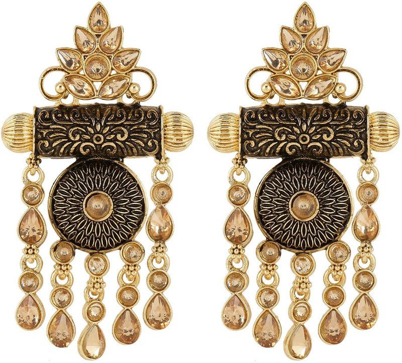 Crystal Dangle Alloy Drops & Danglers