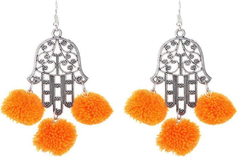 Aria German Silver Drops & Danglers