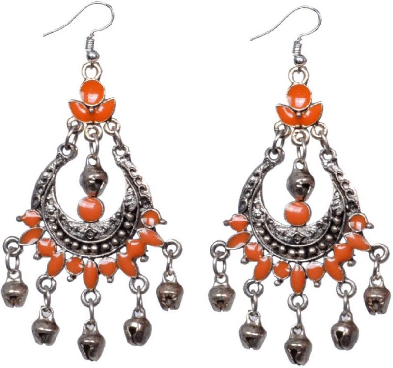 Oxidized Afghani Alloy Drops & Danglers