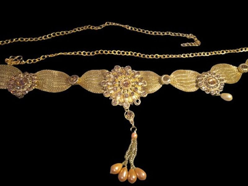 Elegant & Beautiful Kamarband Metal Gold Kamarband