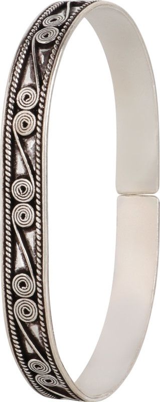 Sterling Silver Platinum Cuff