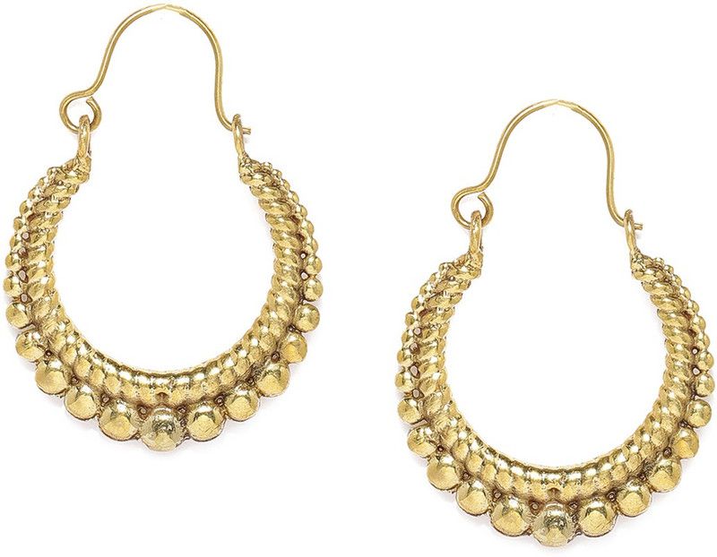 Ethnic Metal Chandbali Earring