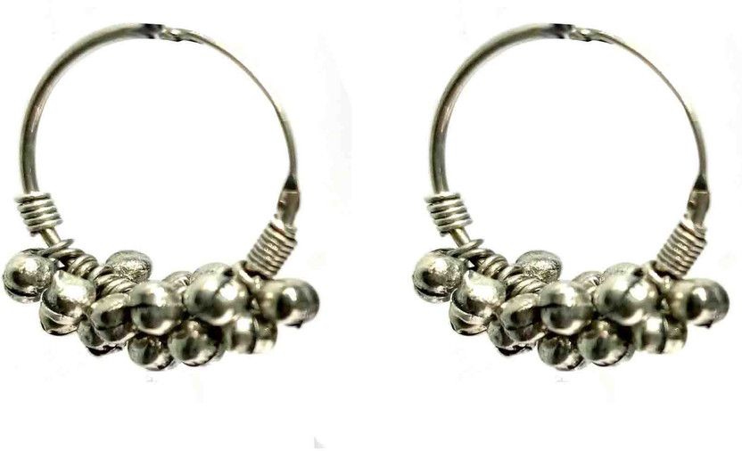 Oxidised GUGRU Earing Brass Hoop Earring