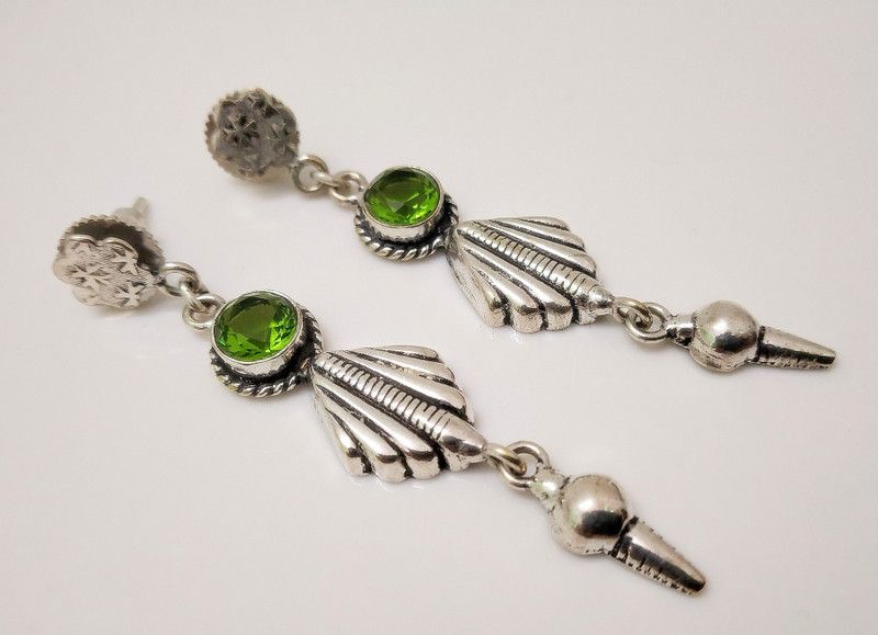 Oxidized Silver Handcrafted Brass Fashion Costume Jewellery Earrings Brass Drops & Danglers